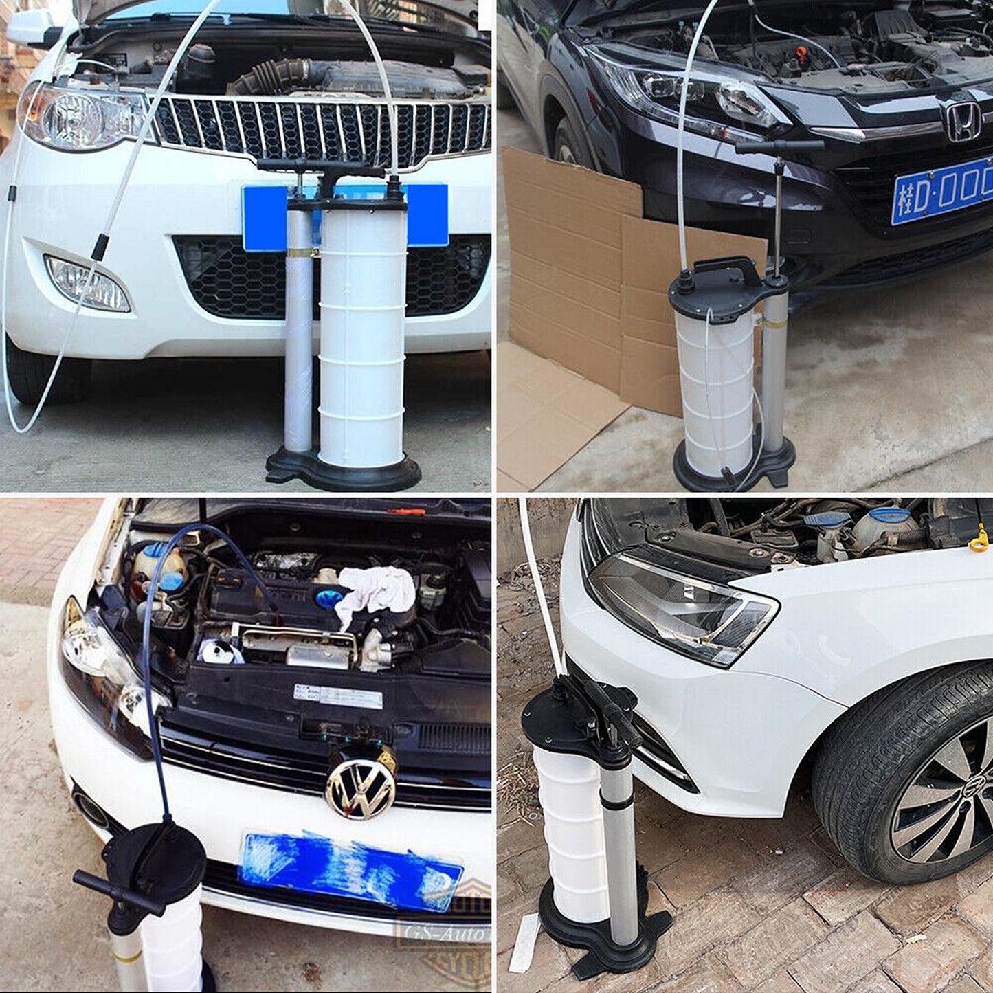 9L Manual Waste Oil Fluid Extractor Pump Vacuum Fuel Car Boat Transfer