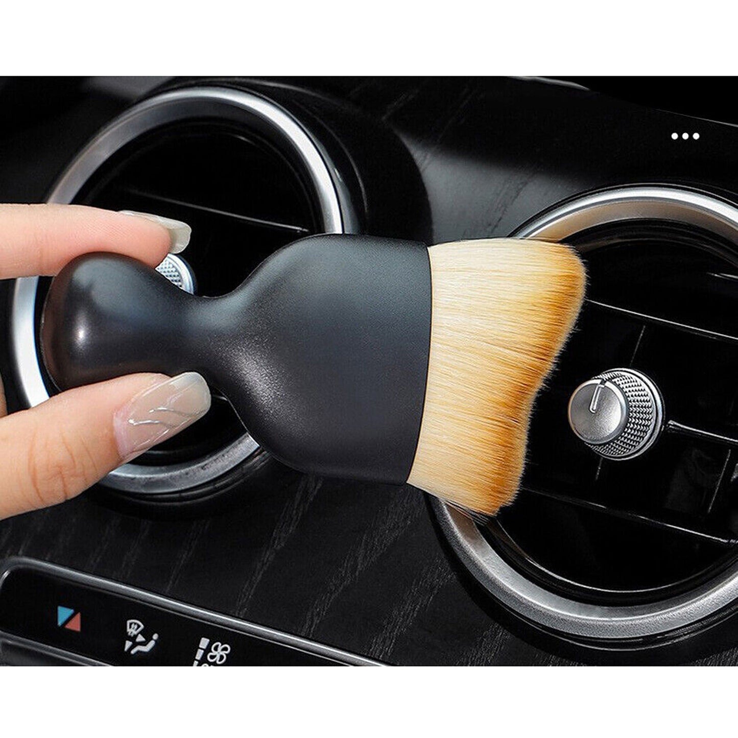 2pcs Car Interior Cleaning Brush Set for Air Conditioner Vents