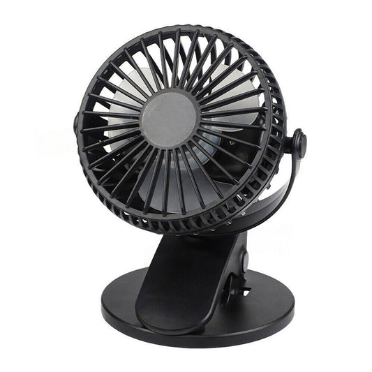 Mini Van Car Desk Fan Super Suction USB Cooling 3 Speed