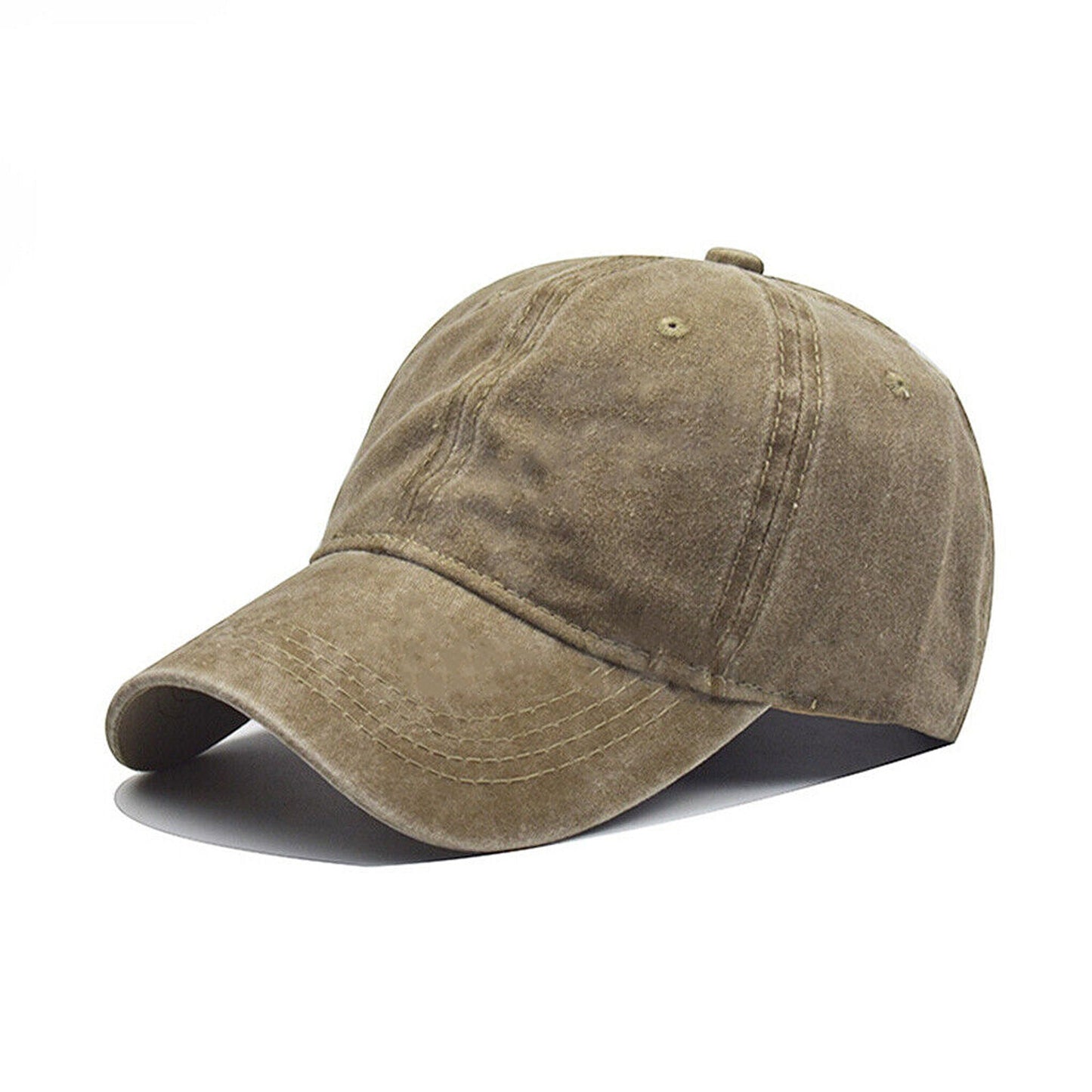 Adjustable Washed Cotton Baseball Cap for Men and Women