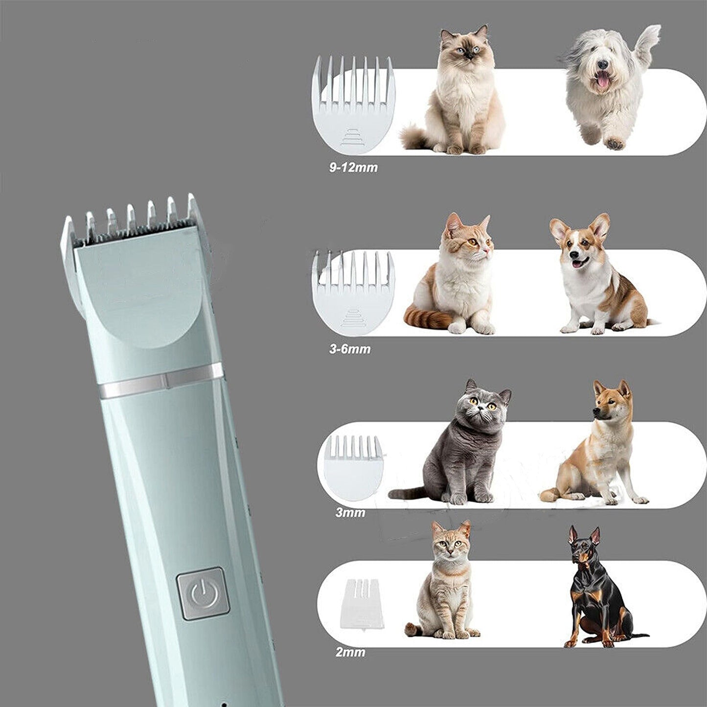 Pet Grooming Clippers Dog Cat Kit Trimmer Electric Shaver