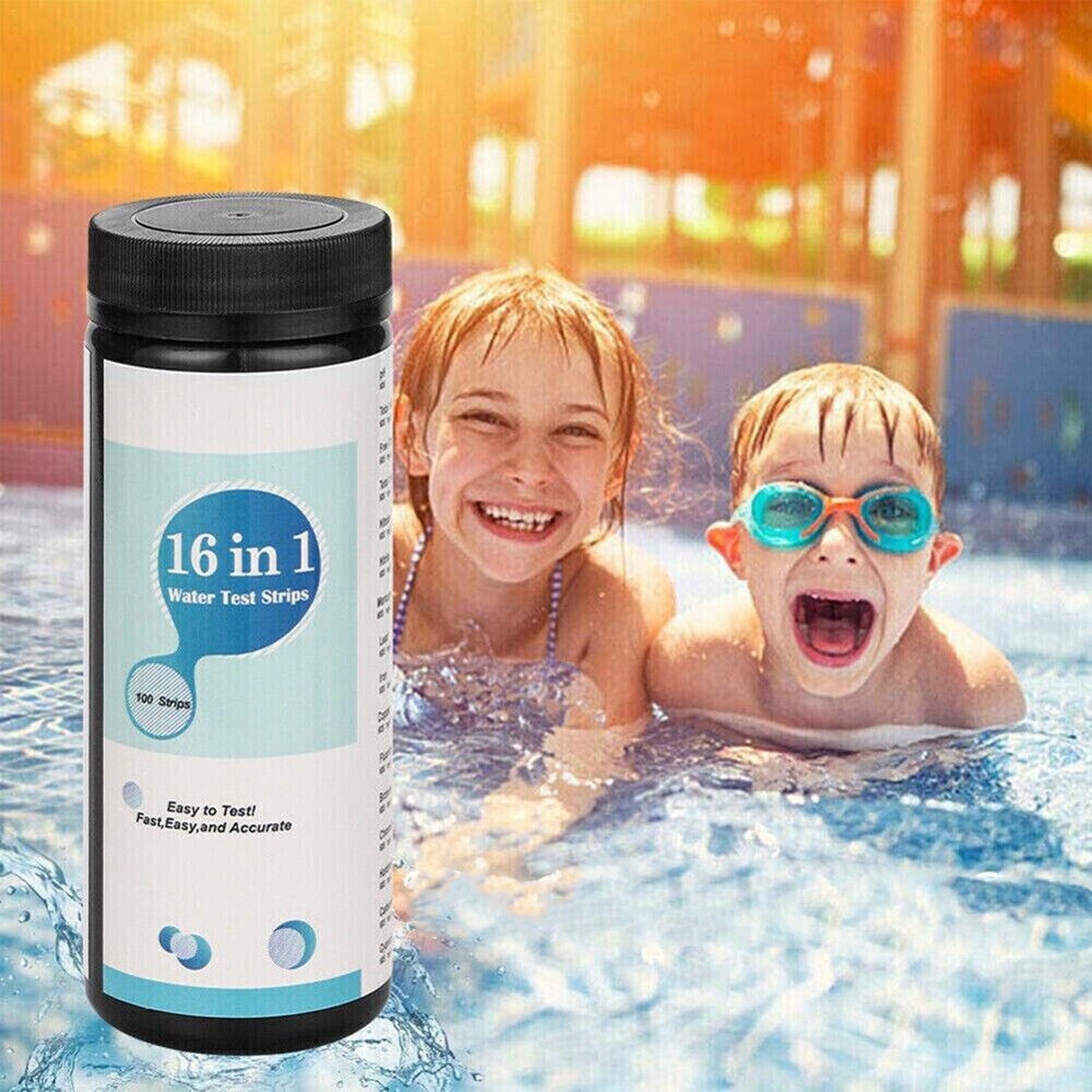 Home Water Quality Test Strips 16-in-1 Drinking Water Testing Kit