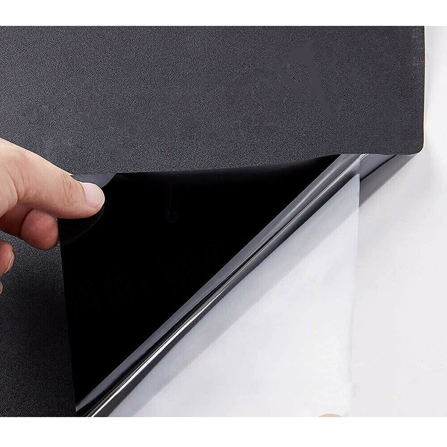 Blackout Static Cling Window Glass Film UV Sun Block Privacy Protection