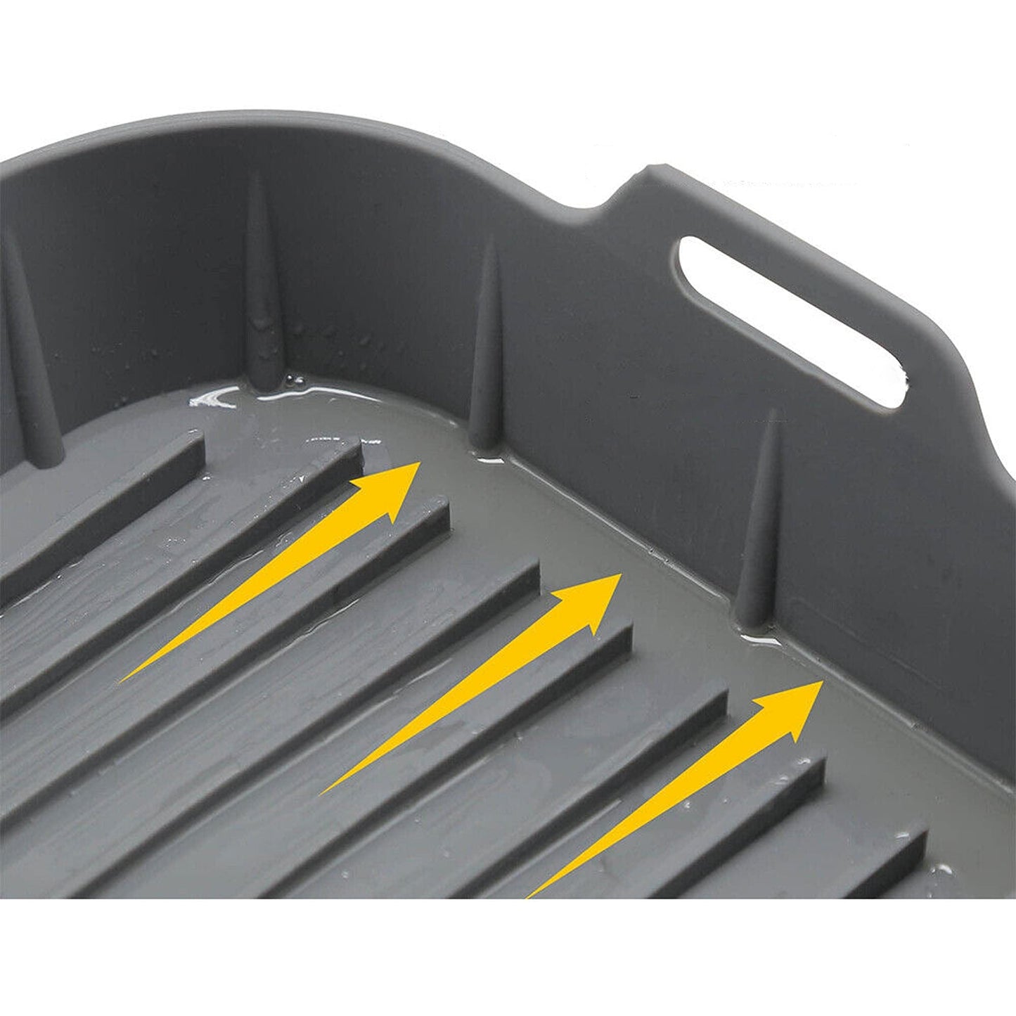 Reusable Silicone Basket Liner for Air Fryers Non-Stick Baking and Cooking Mat