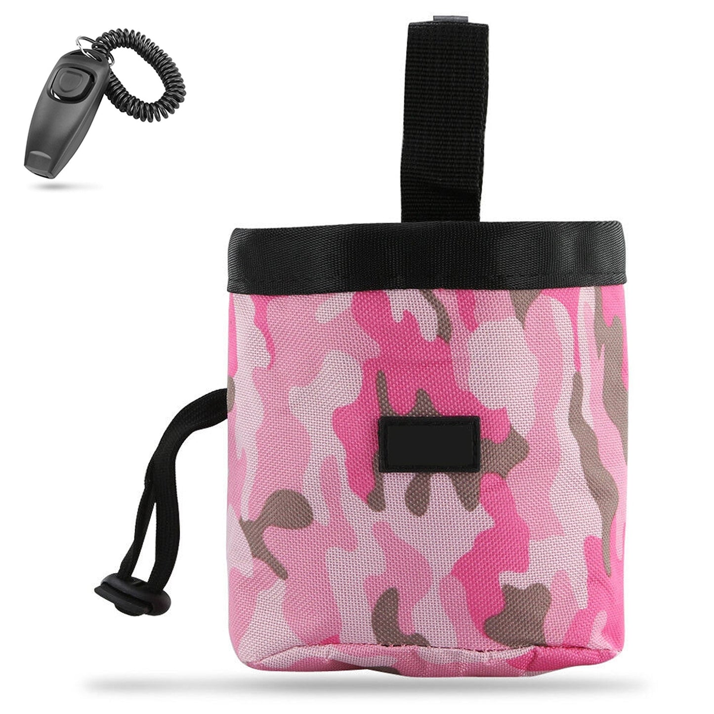 Hands-Free Dog Training Pouch Pet Food Waist Belt Bag with Drawstring