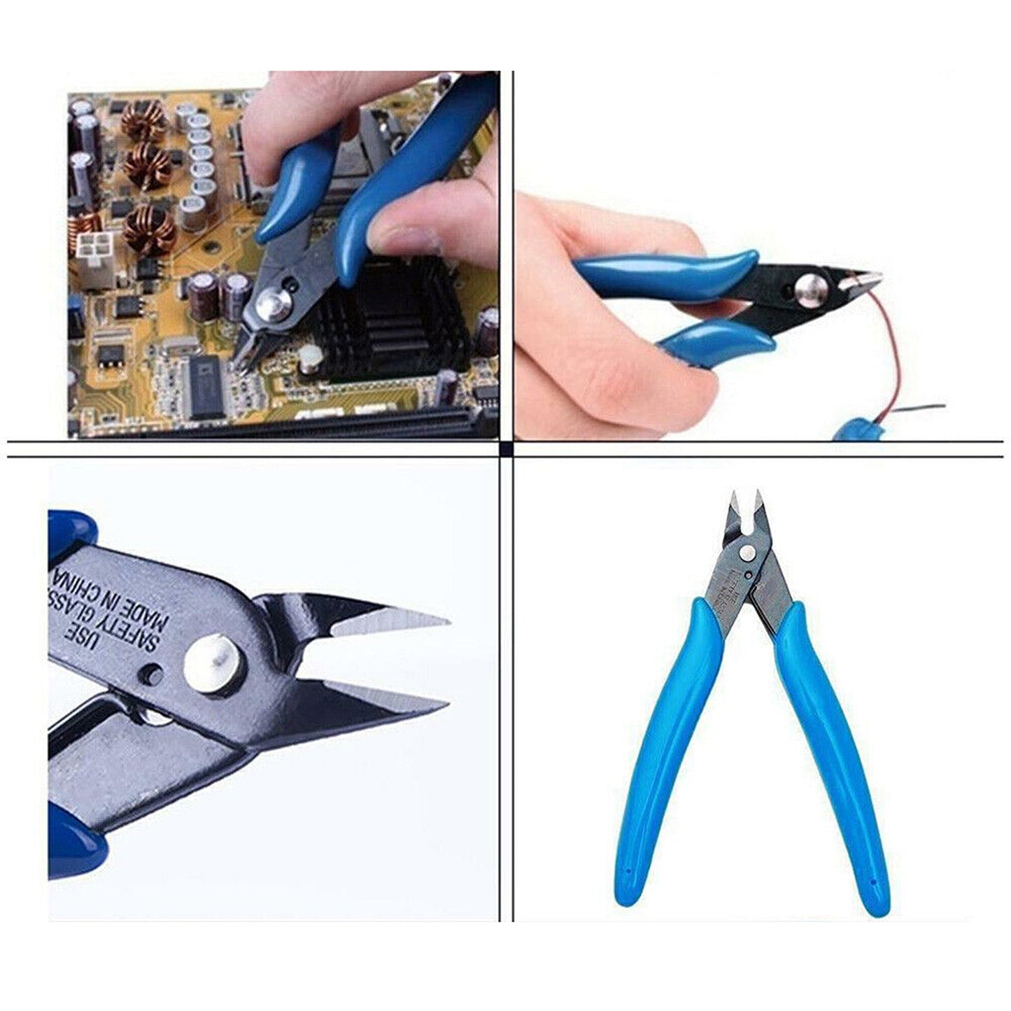 5-Pack Mini Precision Wire Snips and Cable Cutters