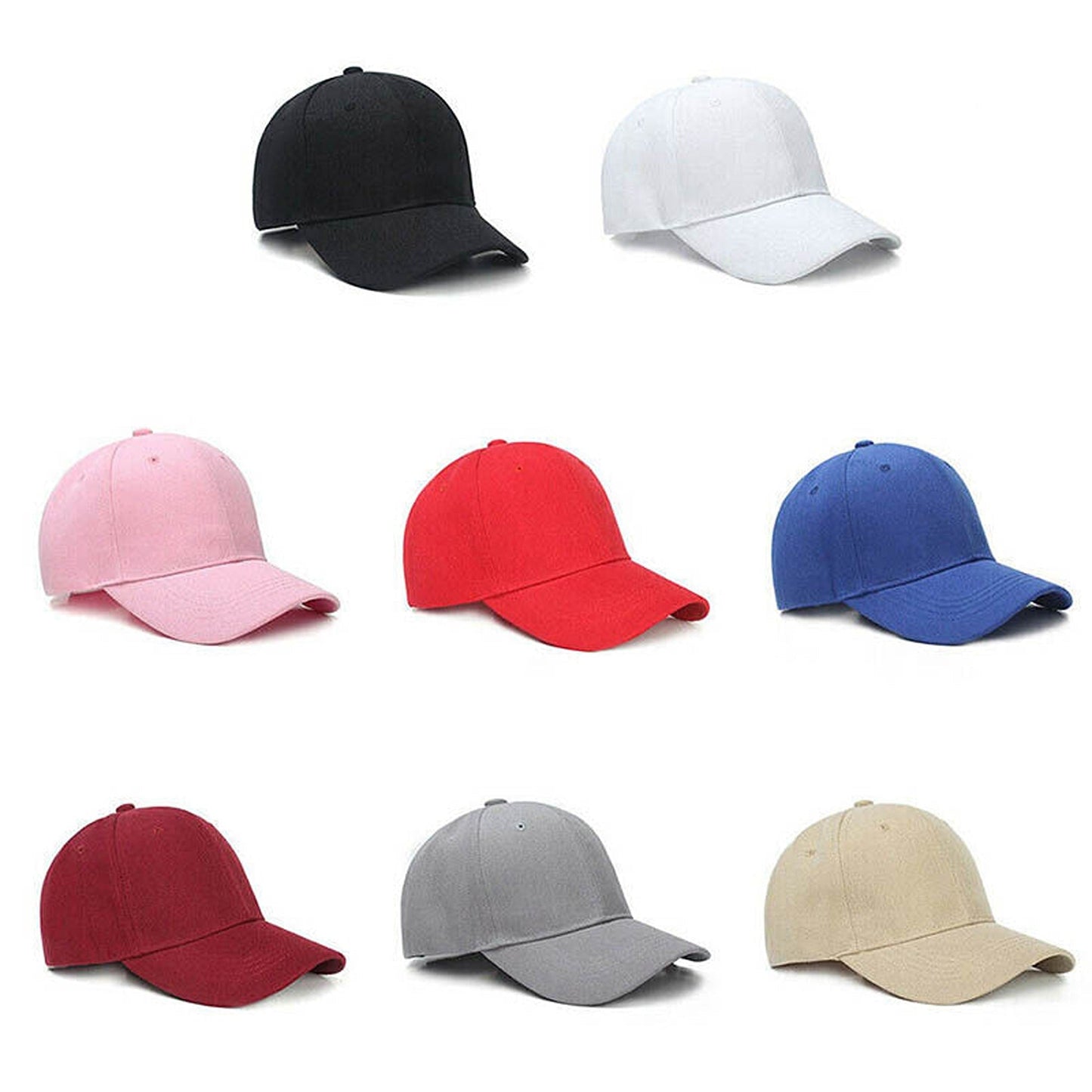 Outdoor Baseball Cap Shade Summer Peaked Sun Multi-color Visor