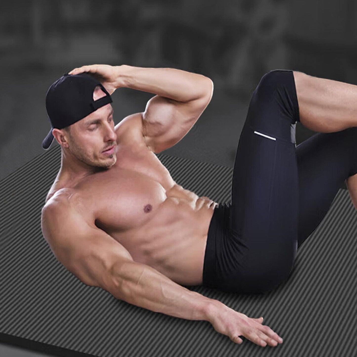 Dual Layer Non-Slip TPE Yoga Exercise Fitness Mat