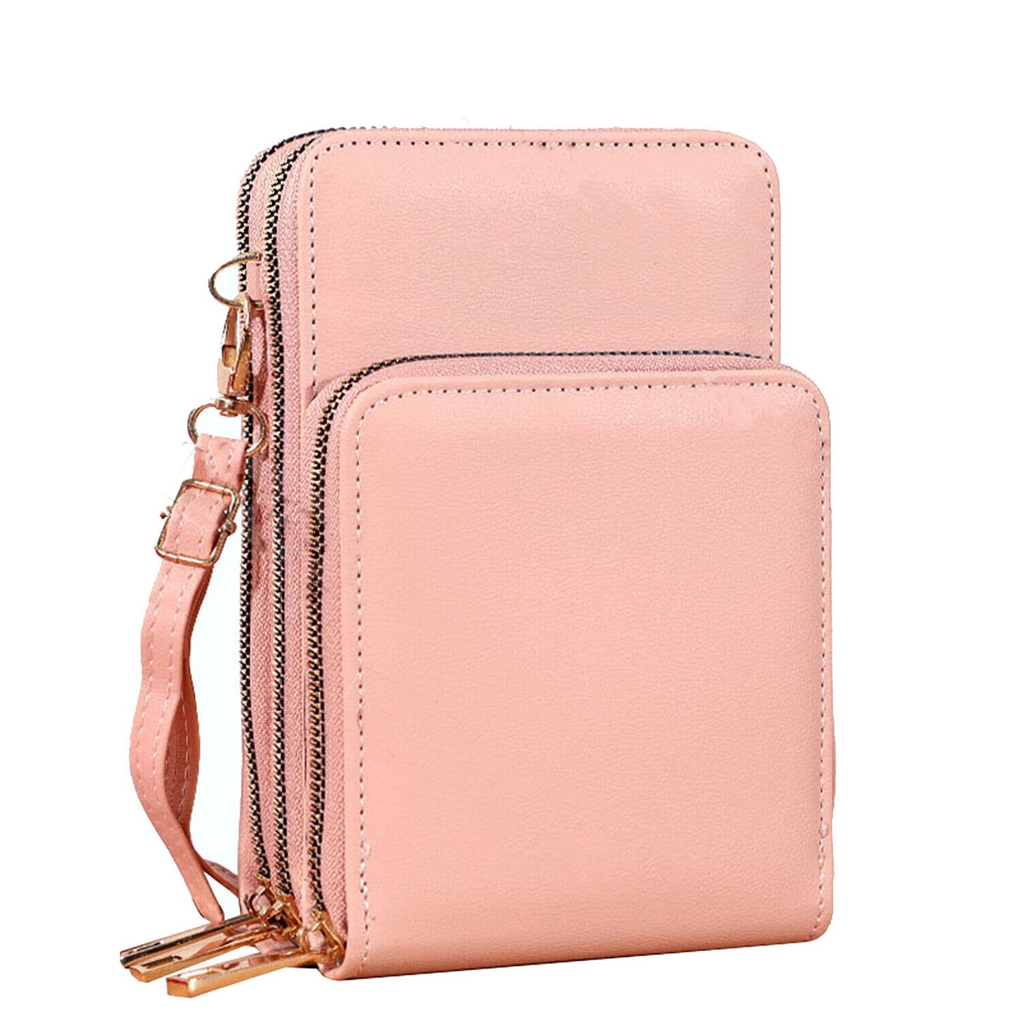 Touch Screen RFID Blocking Crossbody Phone Purse for Women with Strap