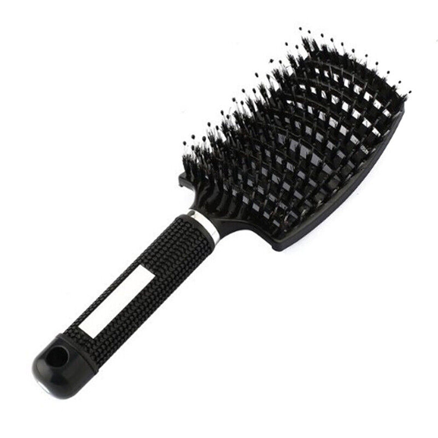 1pc Nylon Bristle Detangling Hairbrush Scalp Massage Hair Comb for Men and Women