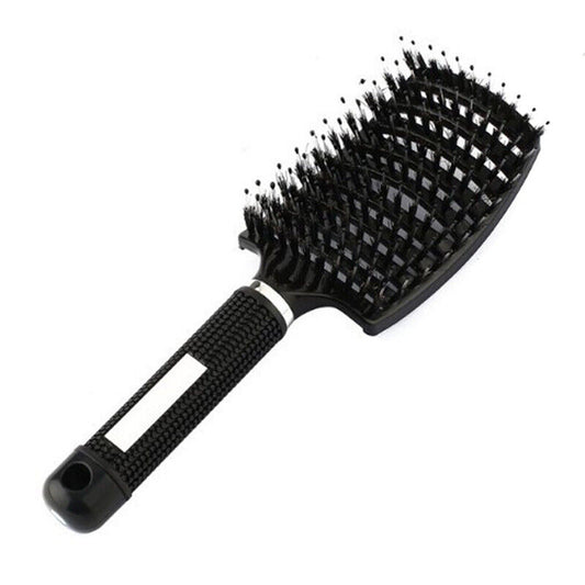 1pc Nylon Bristle Detangling Hairbrush Scalp Massage Hair Comb for Men and Women
