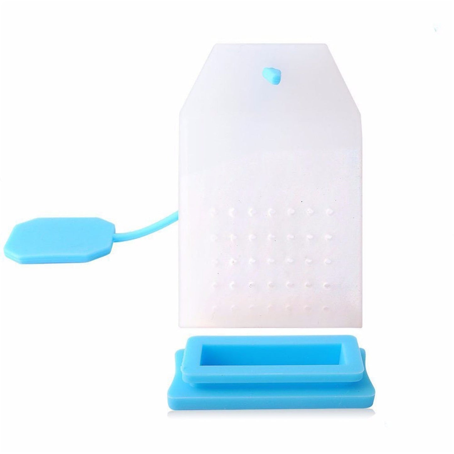 Herbal Silicone Leaf Tea Infuser Reusable Strainer Bag Shaped