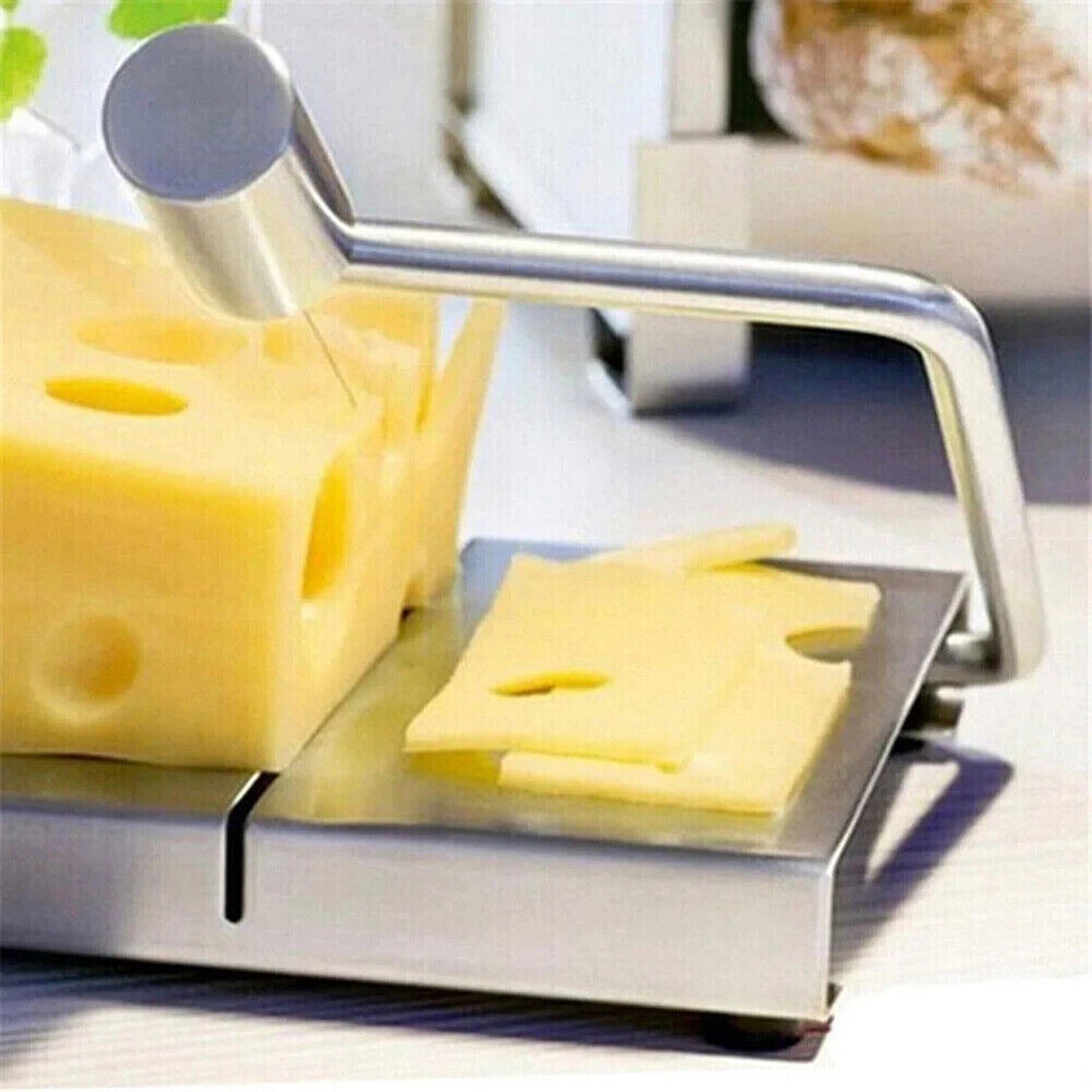 Stainless Steel Cheese Slicer with Wire Cutter Cake and Butter Tools