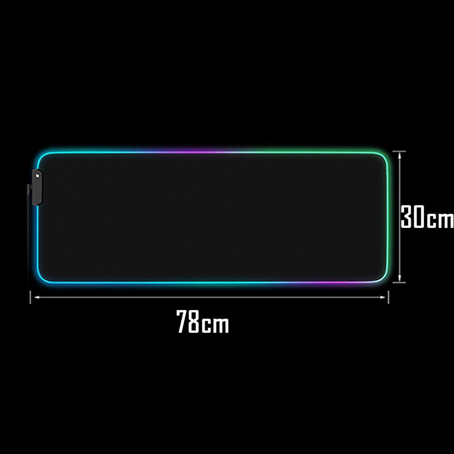 Extended Ultra Thick LED Gaming Mouse Pad Waterproof Rubber Anti-Slip Mat