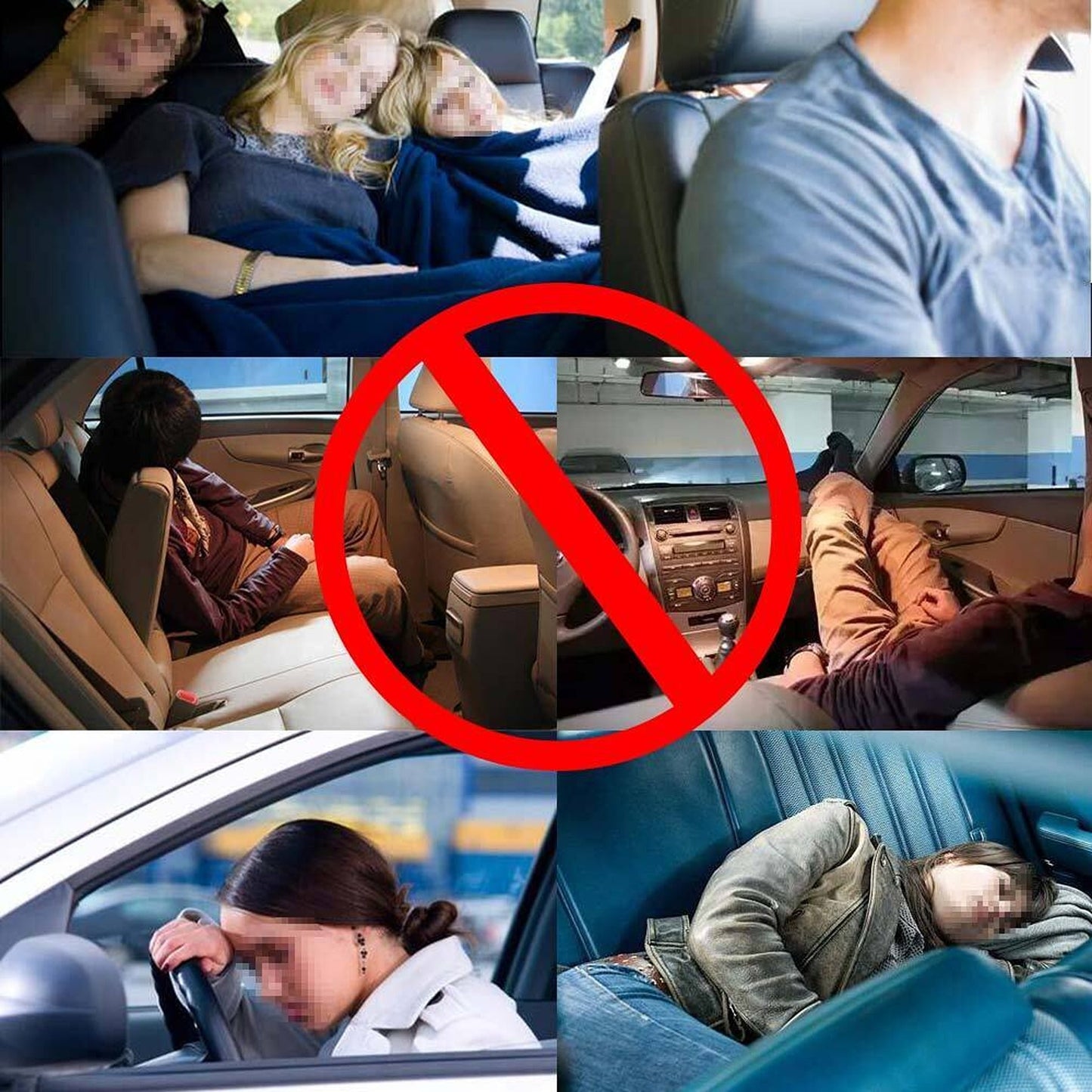 Adjustable Car Seat Headrest Cushion for Neck Support Soft Pillow