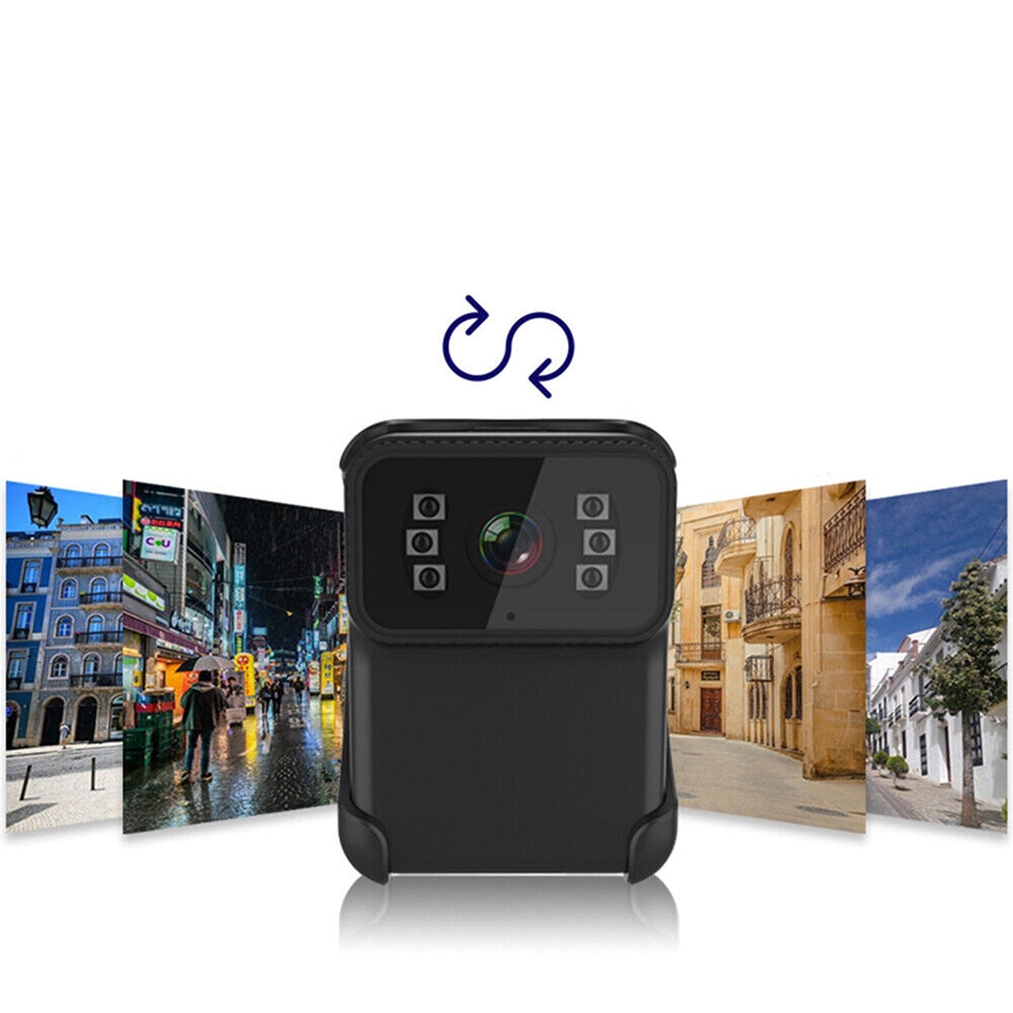 1080P Night Vision Body Camera Portable Police Cam with WiFi DVR