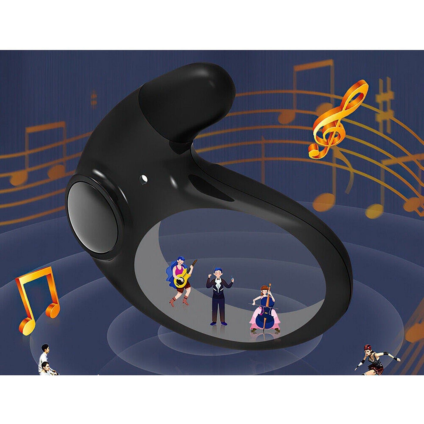 Invisible Sleep Earphones Waterproof Wireless Double Noise Cancelling