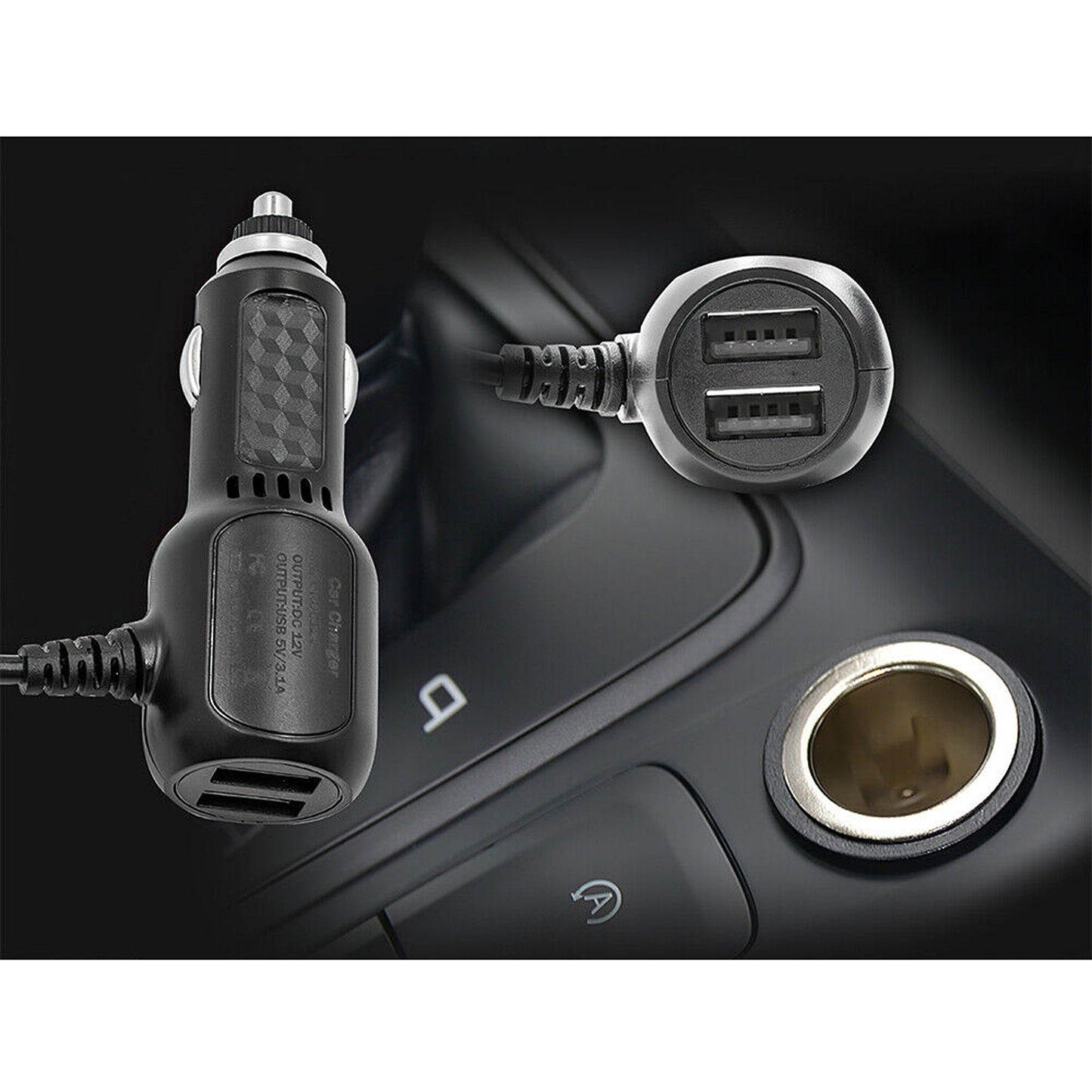 9in Portable Car Radio with Apple Carplay Android Auto and Bluetooth FM