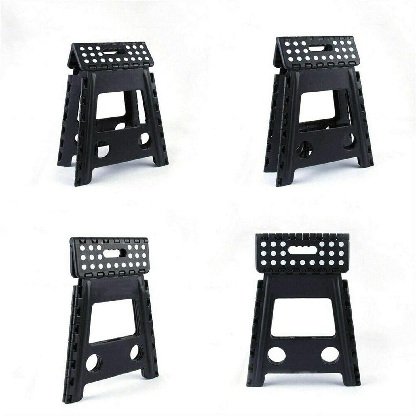 Portable Folding Plastic Step Stool Compact Chair for Outdoor