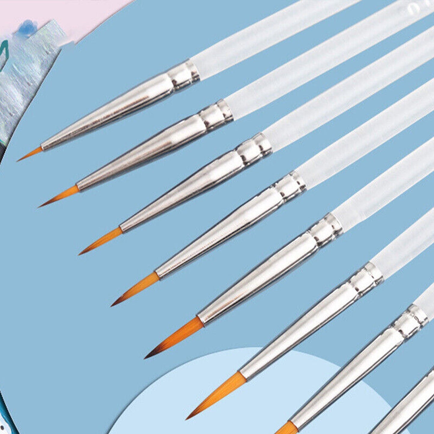 6pcs Fine Detail Paint Brushes for Miniature Art and Models