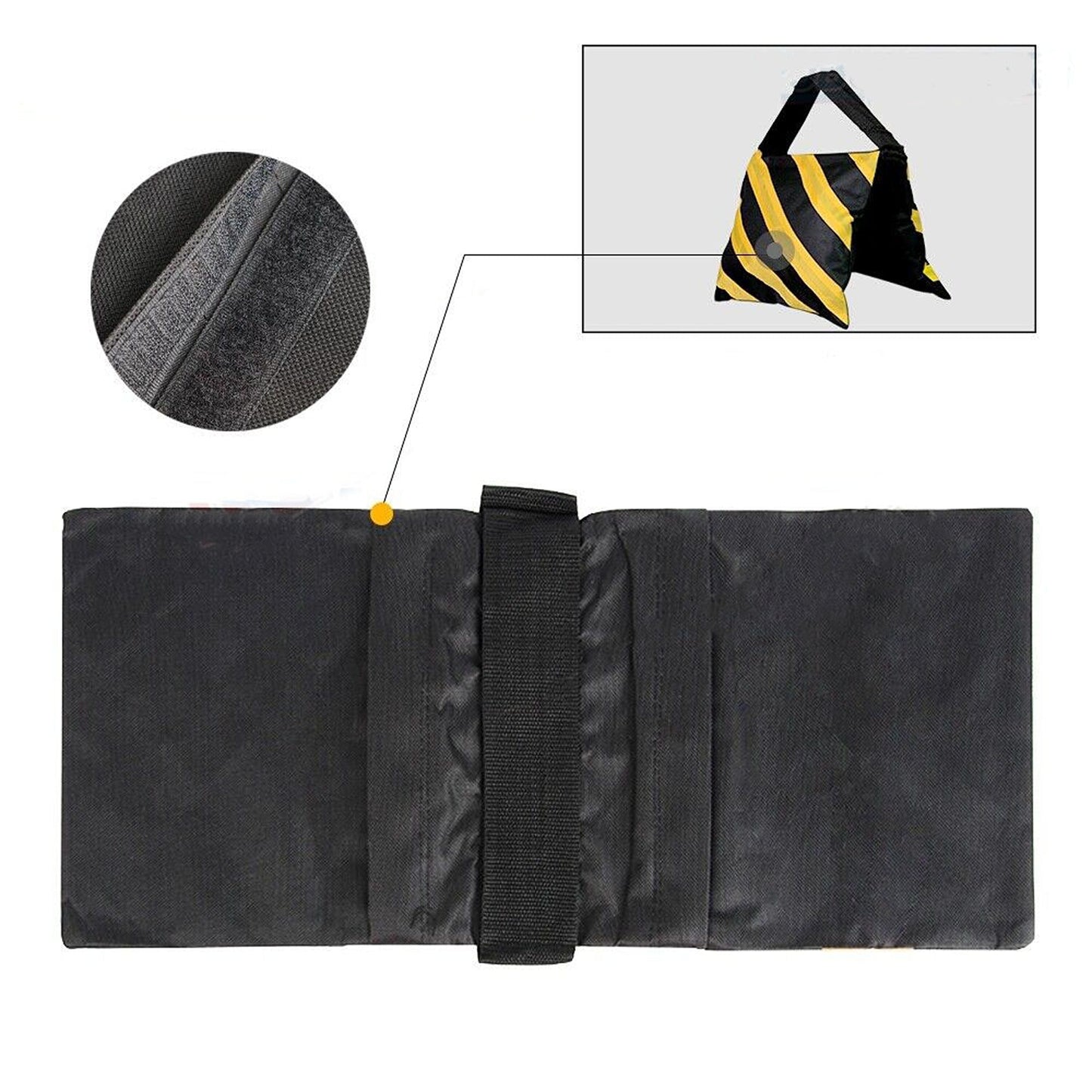 4pcs Photography Weight Bags for Light Stand Stability Sand Ballast