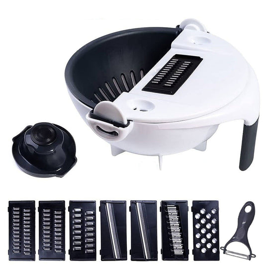 9-in-1 Multi-Function Kitchen Slicer for Vegetables and Fruits