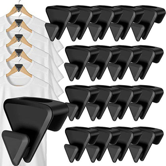 18pcs Space Saving Triangle Clothes Hanger Connector Hooks