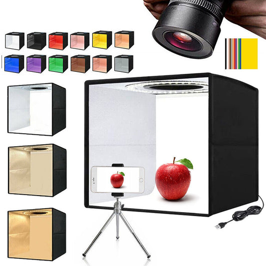 Portable Photo Studio Light Box with 144 LED Lighting for Product Photography