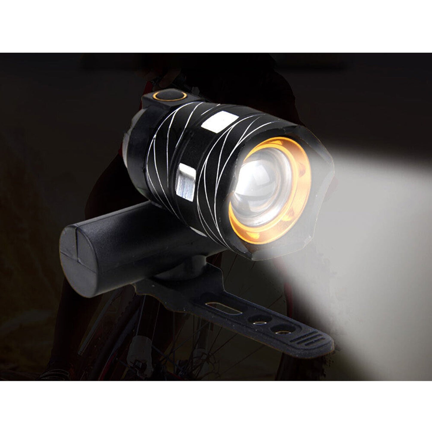Waterproof USB Rechargeable Bicycle Light LED Front Back Headlight Bike