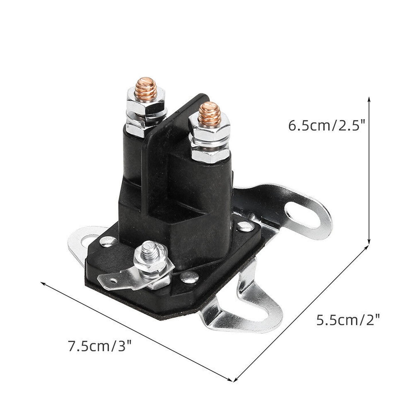 3-Pole Starter Solenoid Relay for Briggs Stratton Lawn Mower Engines