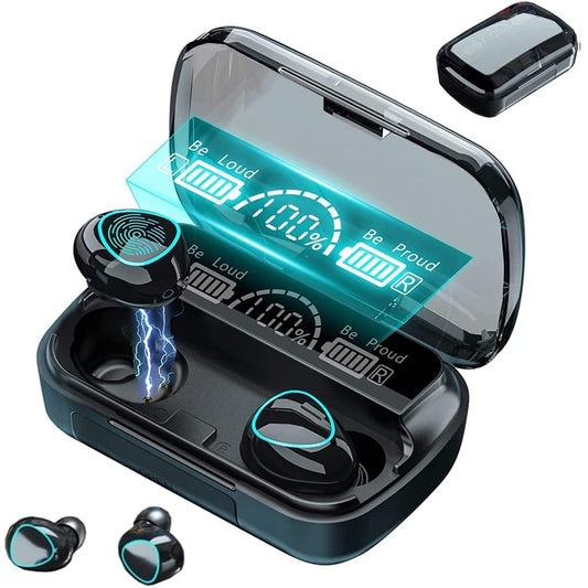 Wireless Earbuds Bluetooth 5.3 Waterproof LED Display TWS