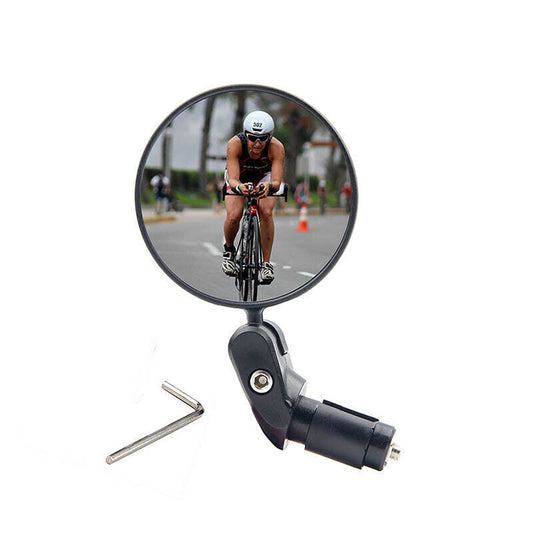 Mountain Bike Rearview Mirror Convex Handlebar Safety Mirror