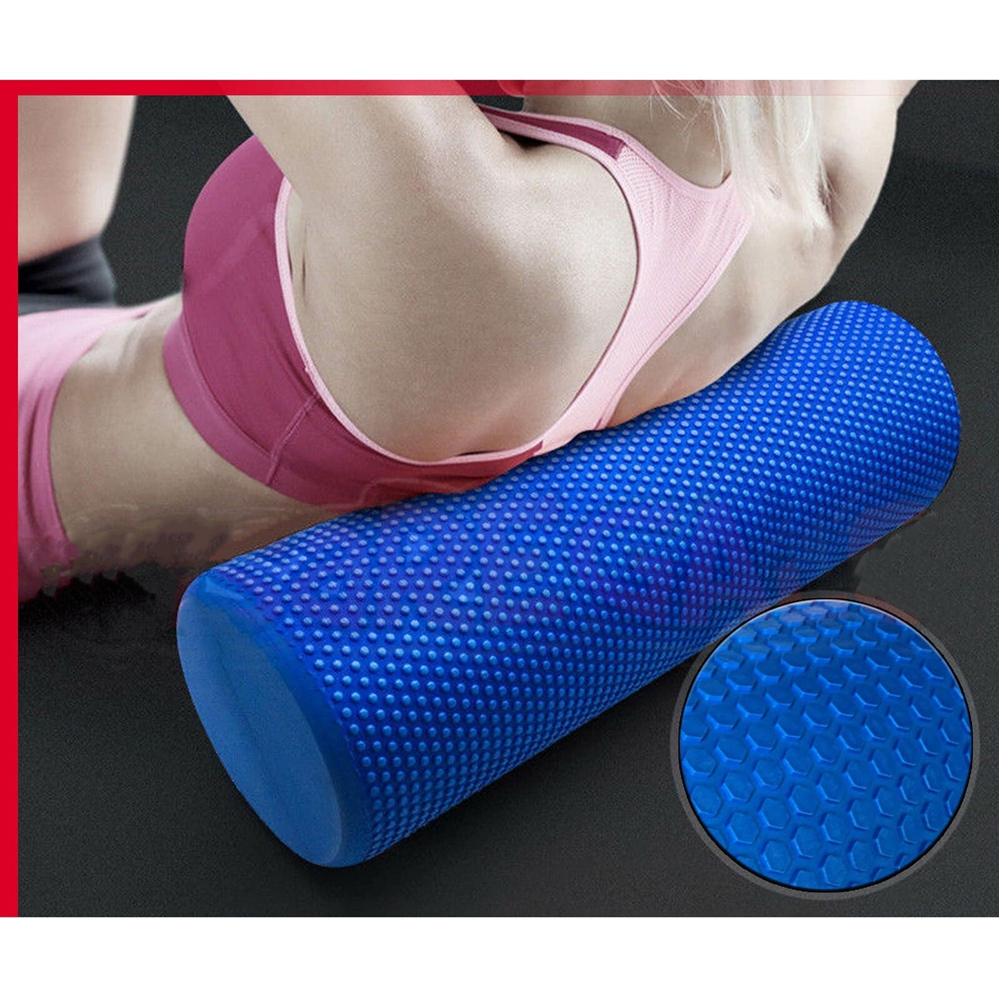 Physio Gym Back Training EVA Foam Roller Exercise Massage