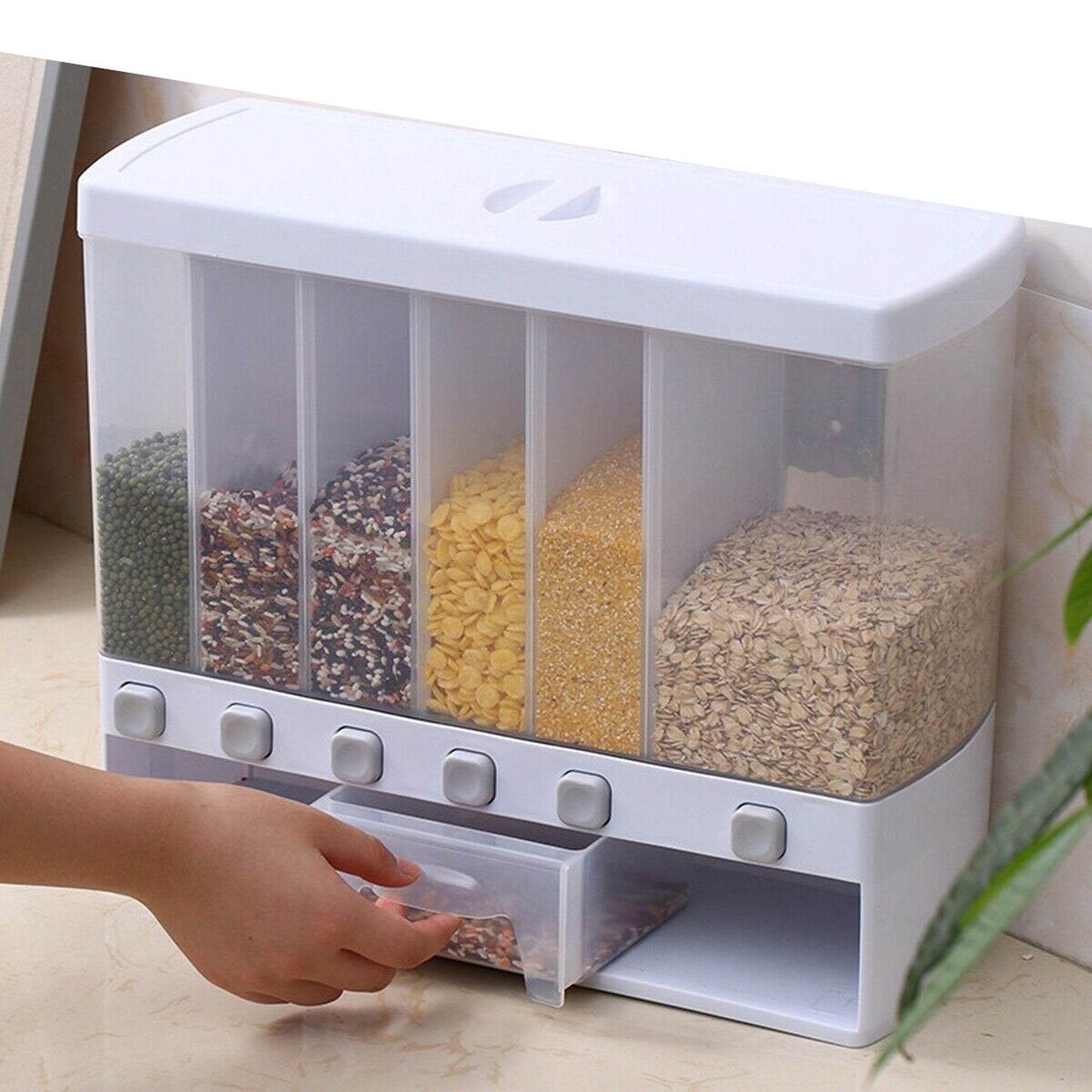 10kg Automatic Grain Storage Dispenser Dry Food Rice Container