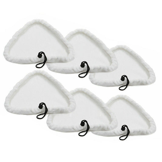 6pcs Reusable Microfibre Cleaning Pads for Steam Mops Washable