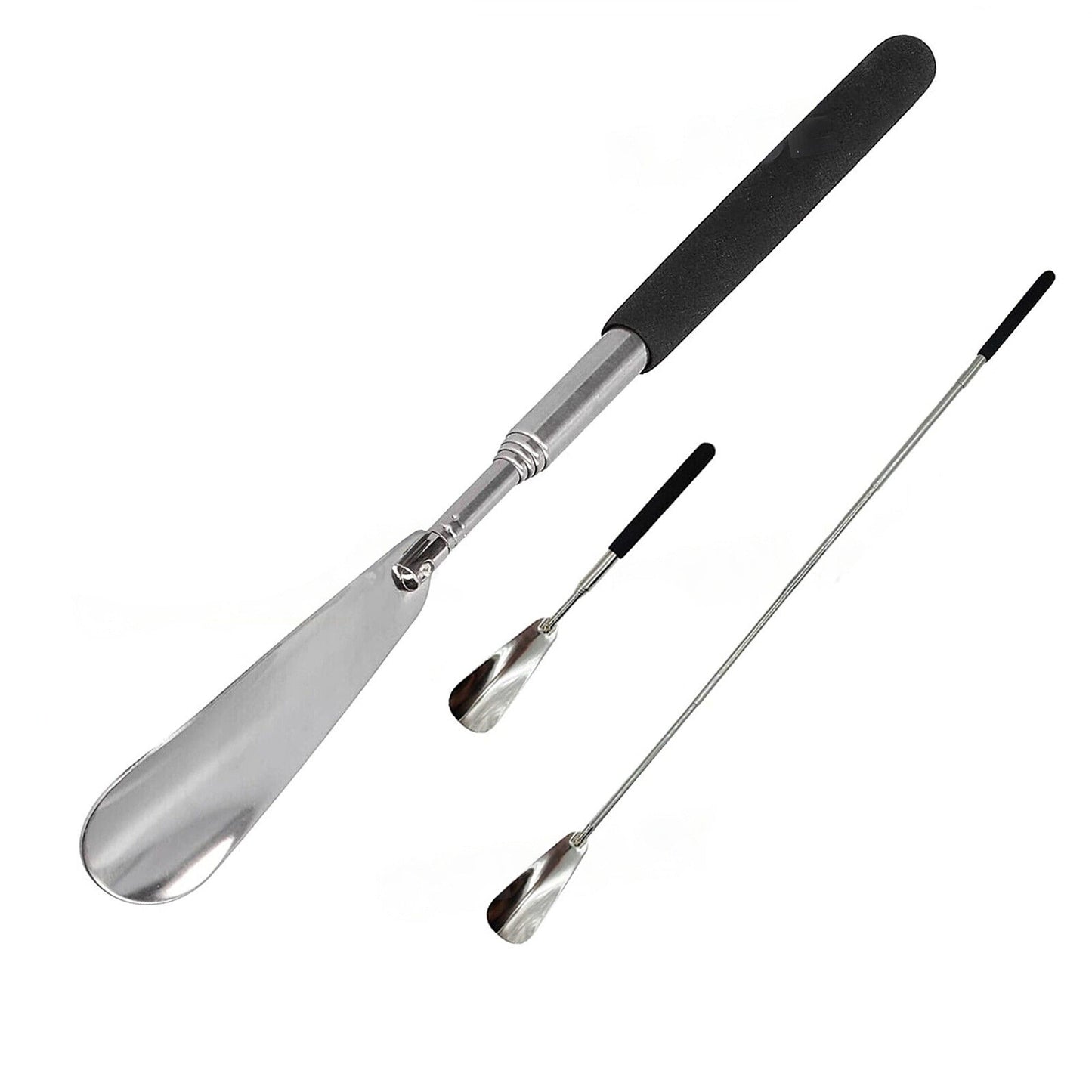 Extendable Stainless Steel Shoehorn 75cm Long Handle