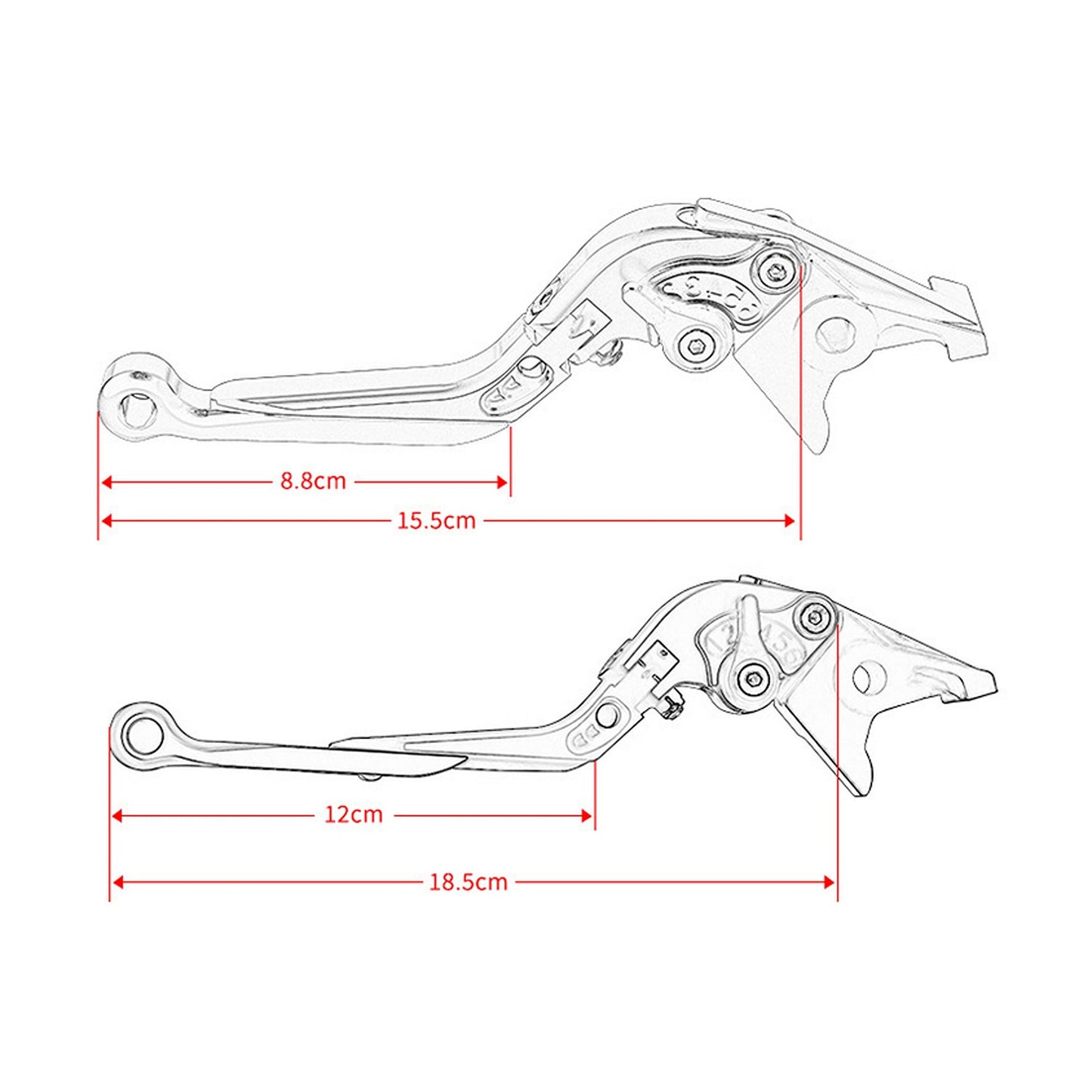 Clutch Brake Lever Folding Motorcycle For Kawasaki Vulcan Z650