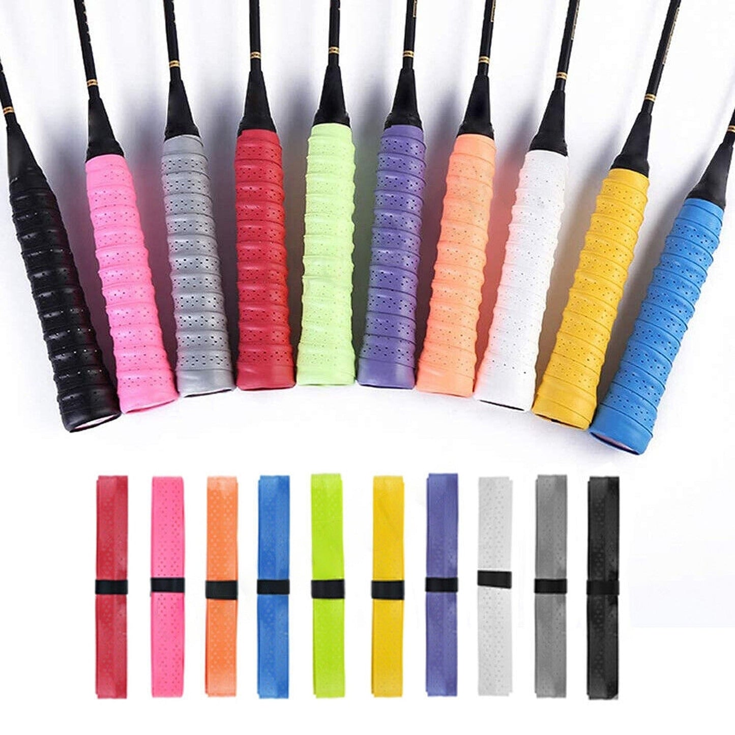 Tennis Squash Racket Over Grip Tape Badminton Fishing Rod Wrap 8 to 16x