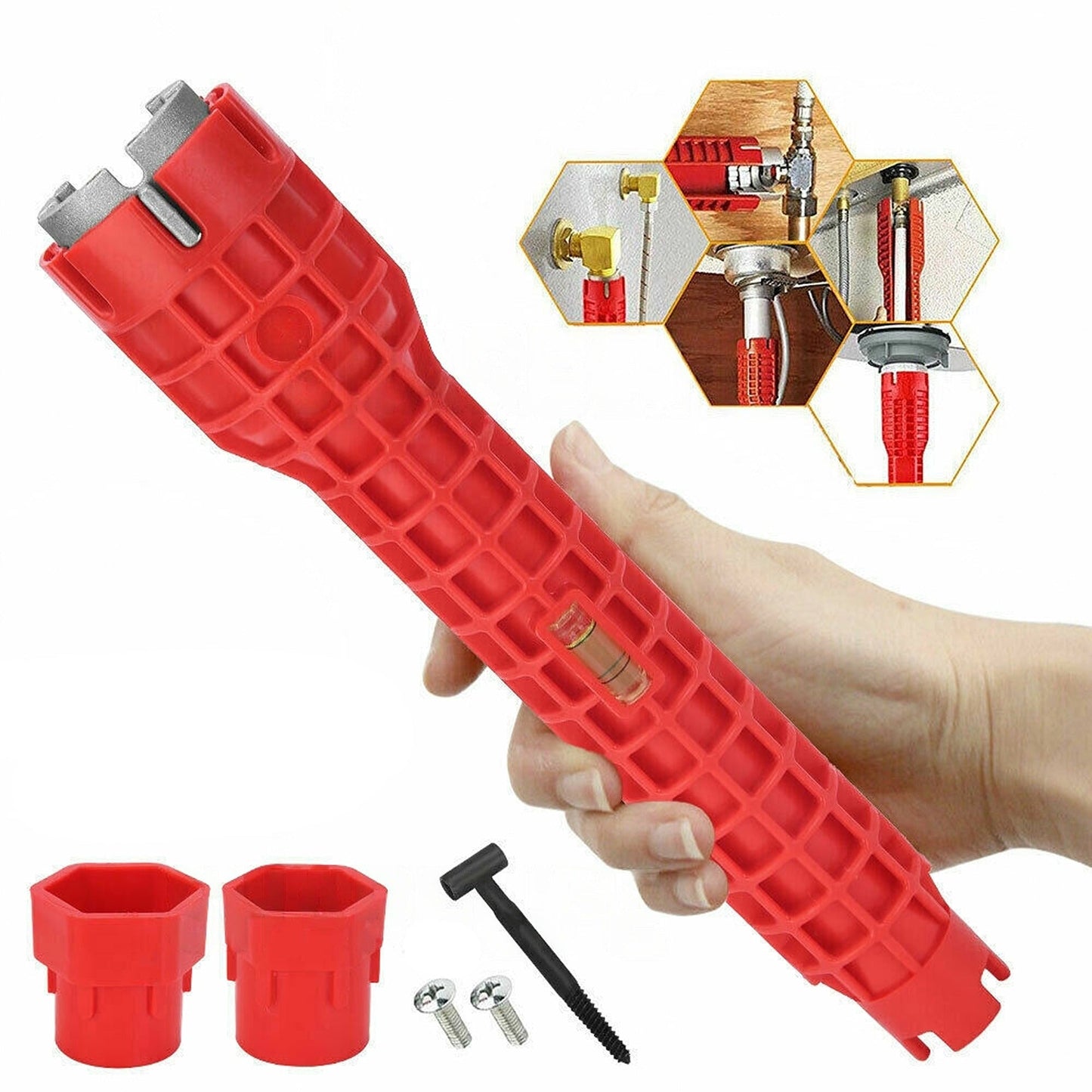 Multi-Tool Sink Faucet Installation Wrench Adjustable 8-in-1