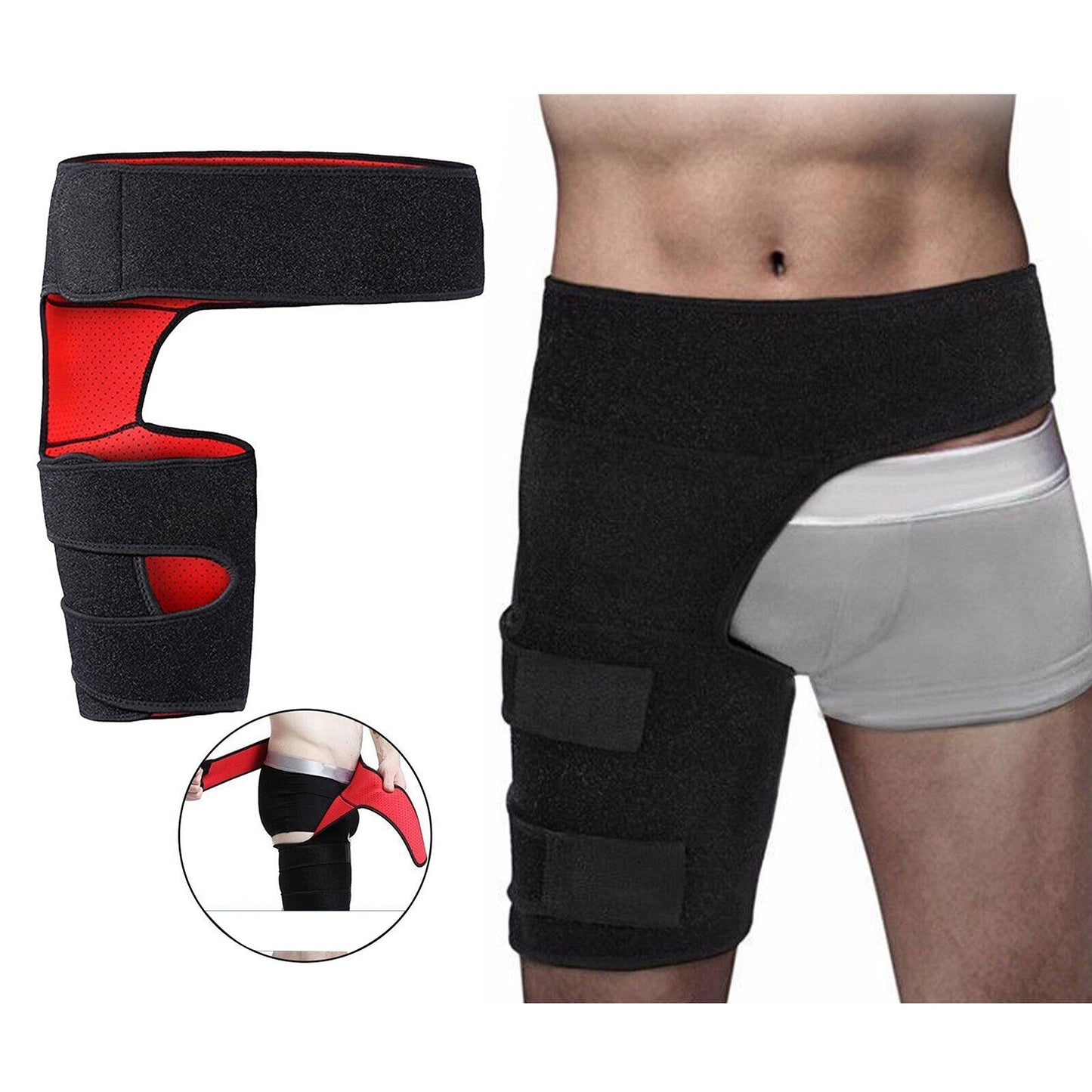 Compression Hip Brace for Sciatica and Thigh Support
