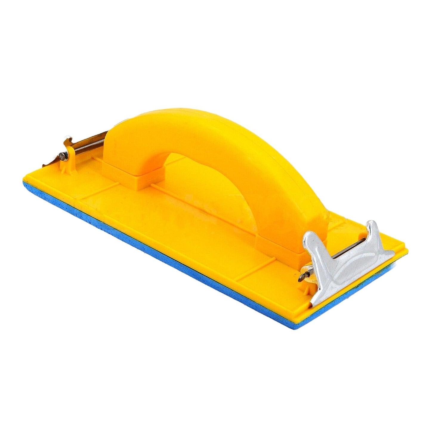 D-Handle Grip Large Plastic Hand Sander Sanding Block with Metal Clamp