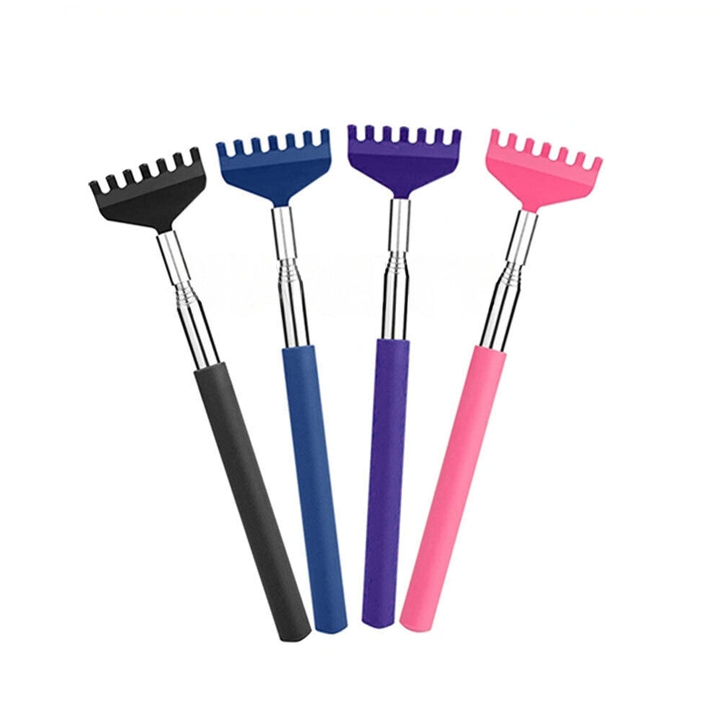 2pcs Extendable Telescoping Metal Backscratcher with Massaging Claw