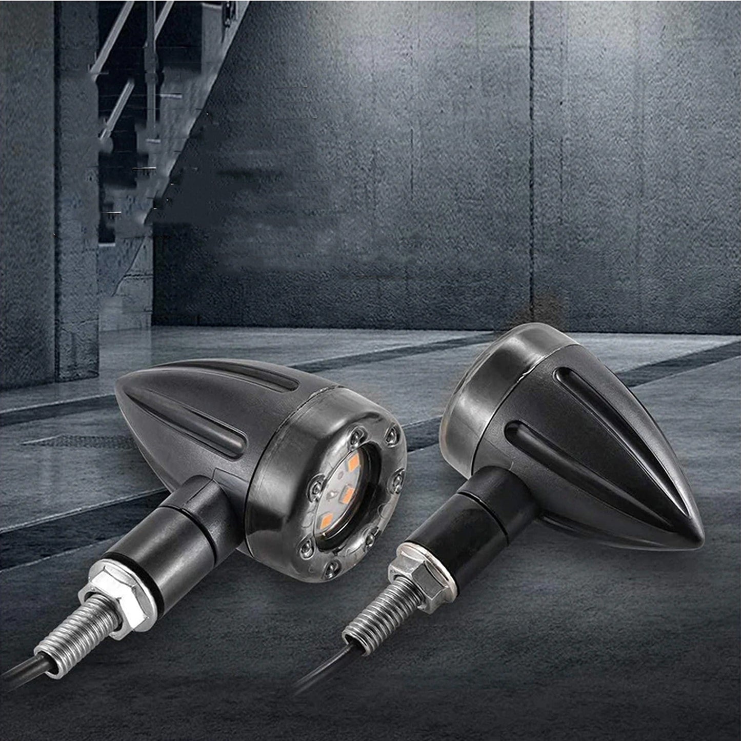 4pcs Indicator Light Motorcycle LED Tail Brake Turn Signal Lamp