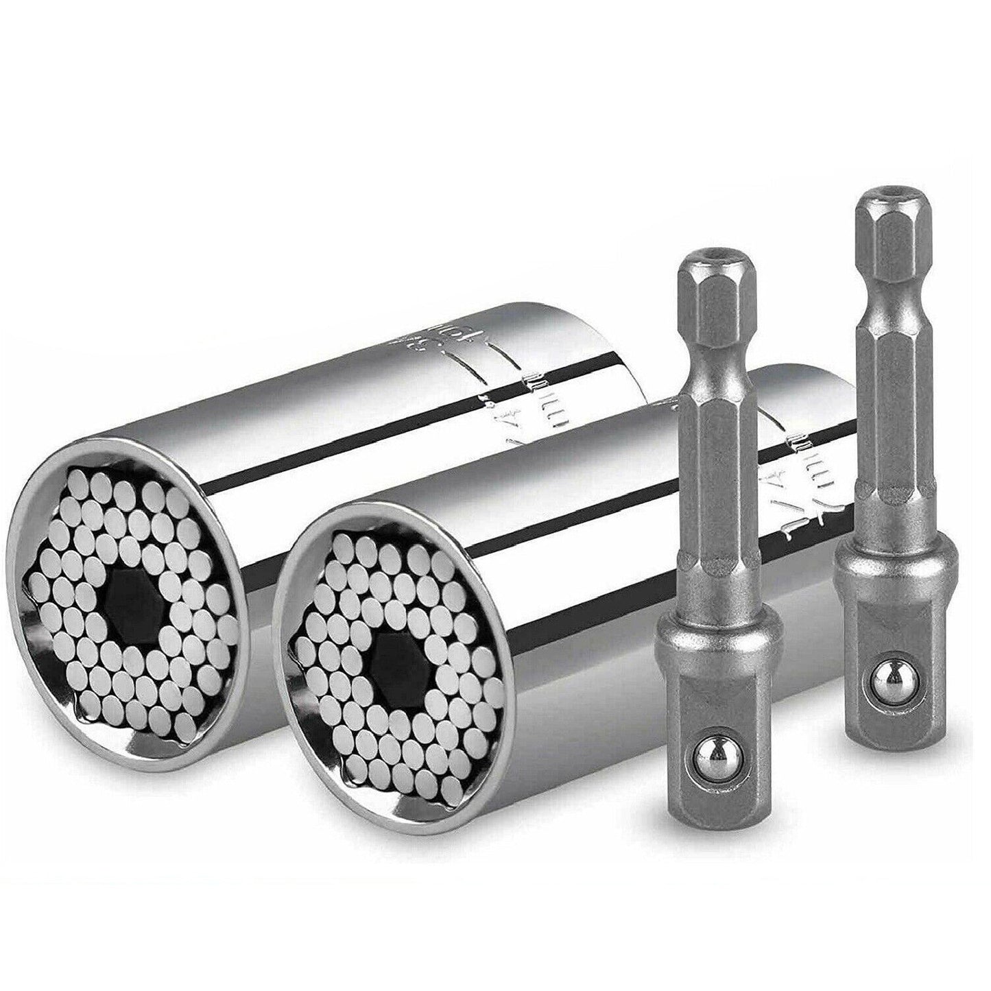 Magic Universal Socket Wrench with Gator Grip and Power Drill Adapter