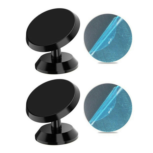 2pcs Magnetic Car Mount Dashboard Mobile Phone Holder Dash Stand