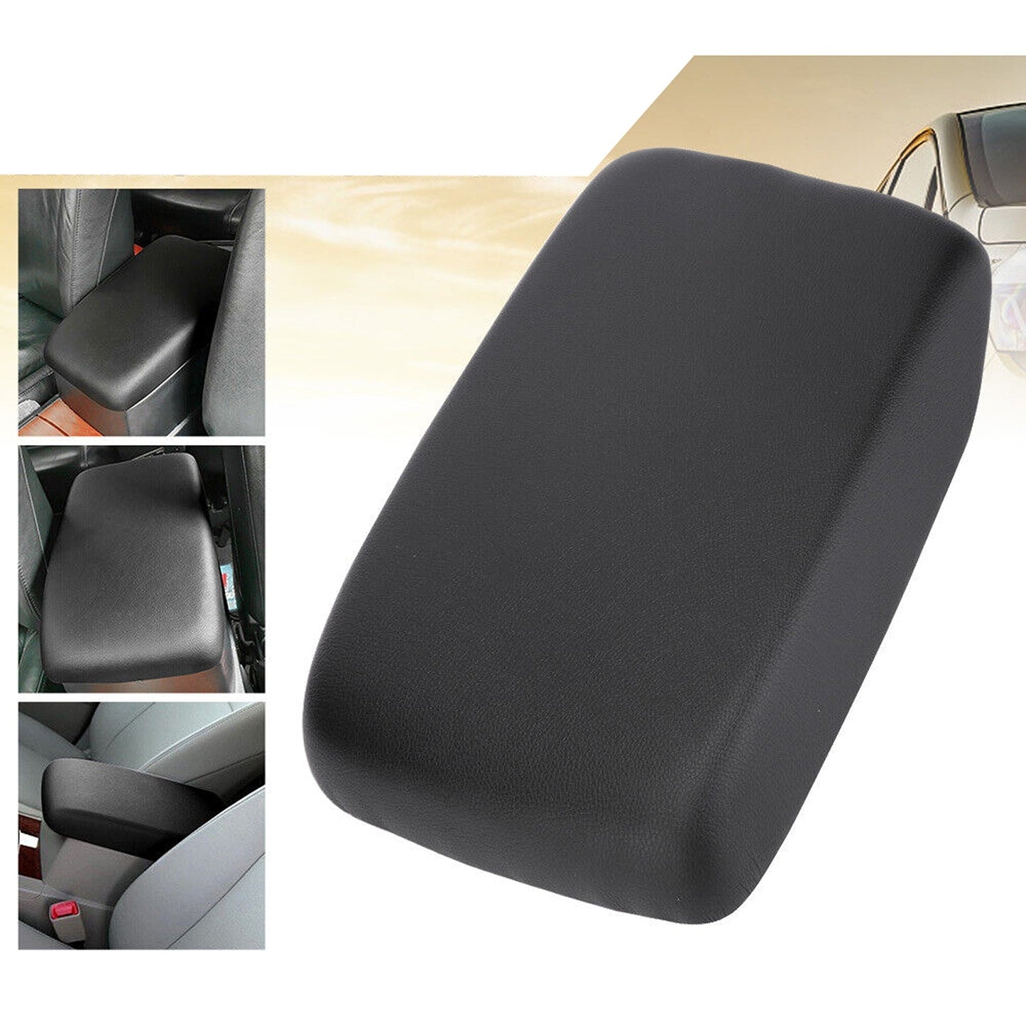 Center Console Armrest Lid Cover with Pad for Toyota Kluger 2008-2013