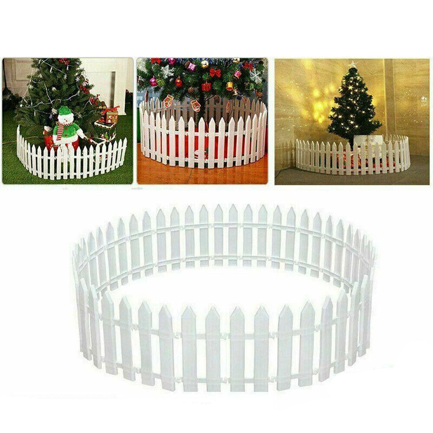 Holiday Seasonal Boundary for Xmas Decorative Garden Fence