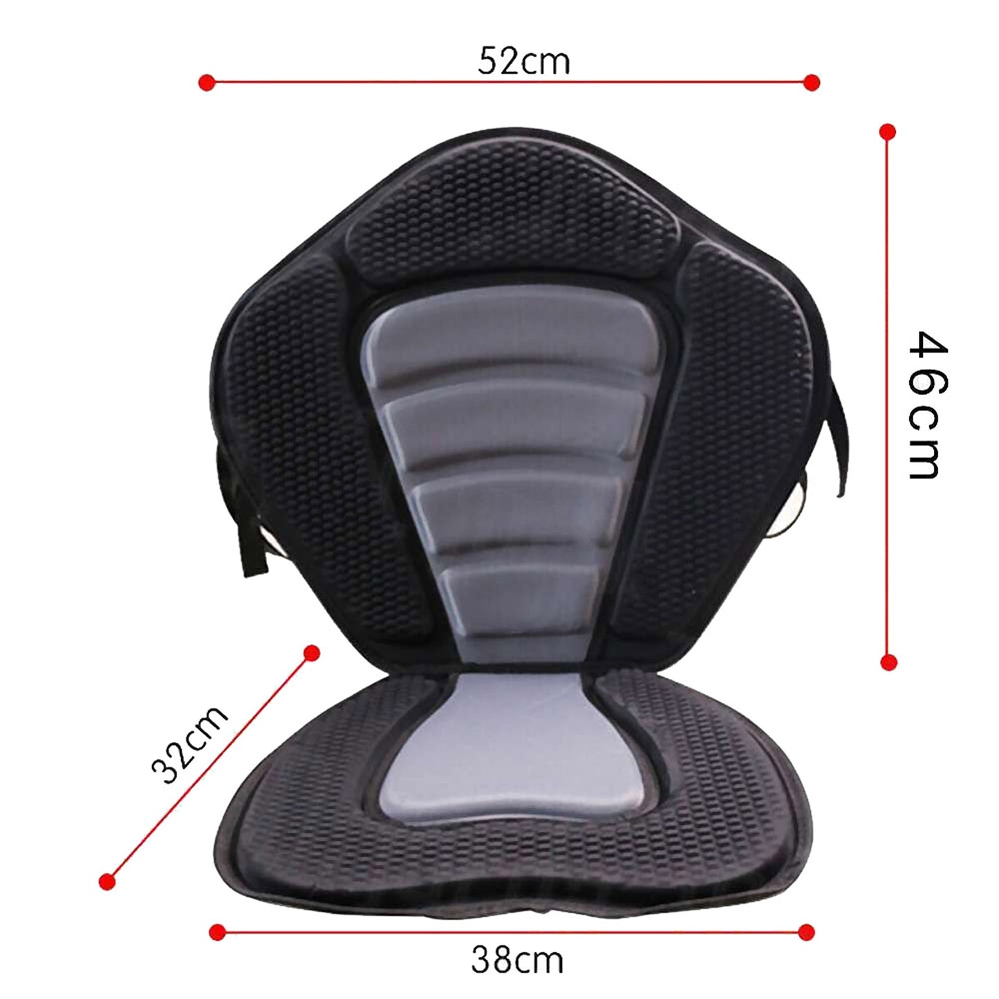 Adjustable Kayak Seat with BackPack Detachable Canoe Comfort Pad