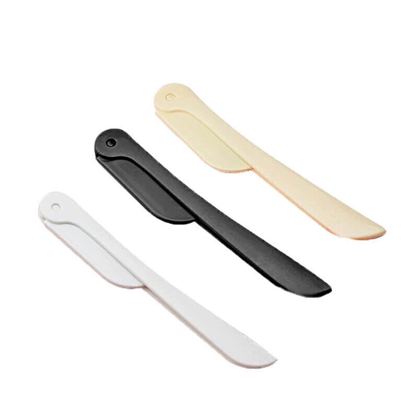 3pcs Portable Safety Eyebrow Trimmer and Shaper for Facial Hair