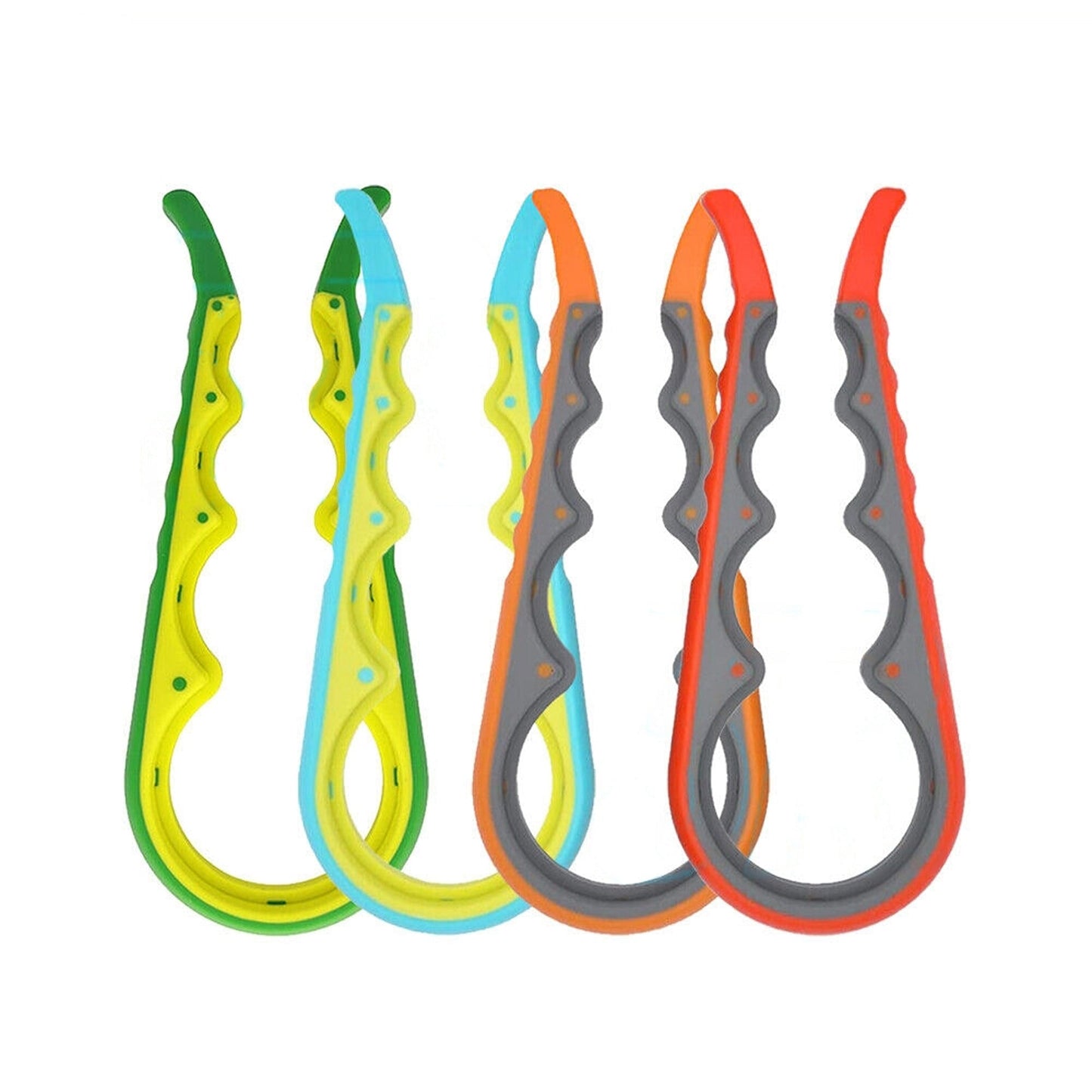 4-in-1 Multi-Purpose Rubber Jar Lid Opener for Arthritis Bottle Can Twister
